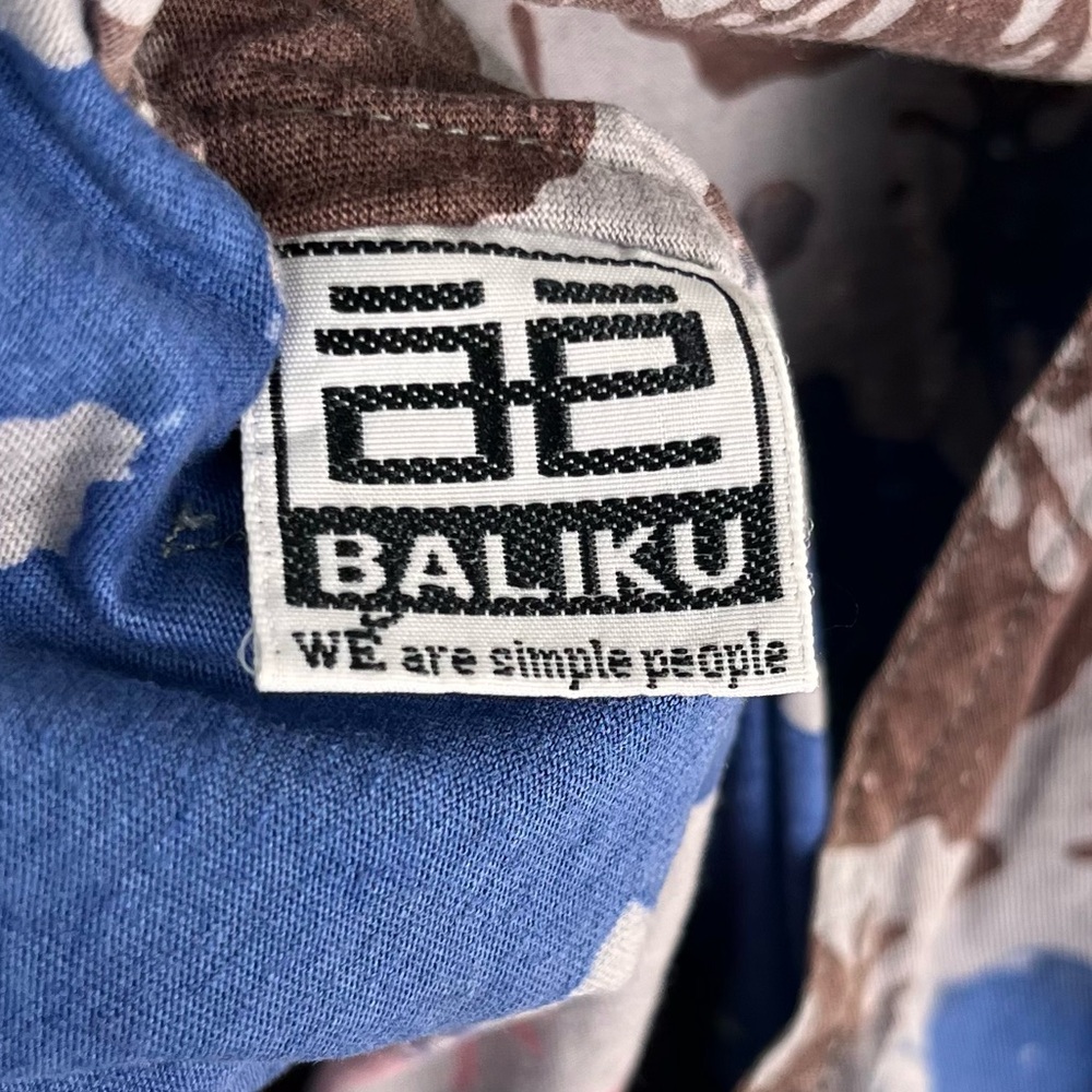 Batik Patchwork Shortalls Medium Large Colorful C… - image 8